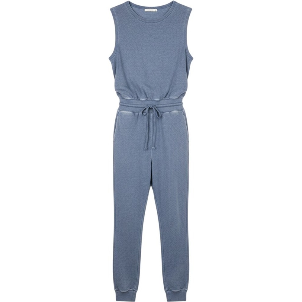 AS Revival Altard State Blue Sleeveless Open Back Jogger Jumpsuit Small